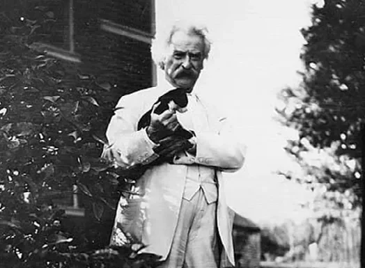 Mark Twain Had High Regard for Cats