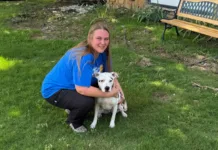 Why I Foster: More Than 100 Second Chances Michal Lahl with one of the many foster dogs who have found a temporary refuge in her home.